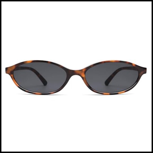 Retro Oval Cat Eye Sunglasses with UV Protection Lightweight  display picture 1